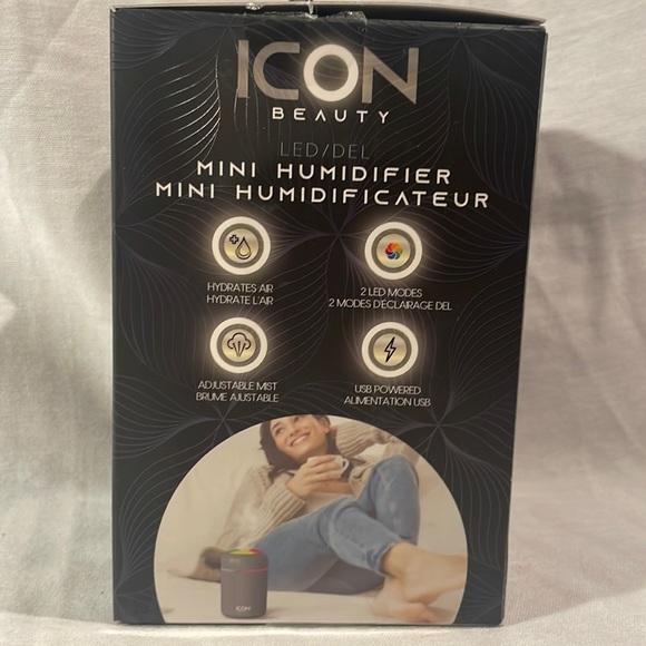 NIB ICON BEAUTY LED MINI HUMIDIFIER - Picture 6 of 9